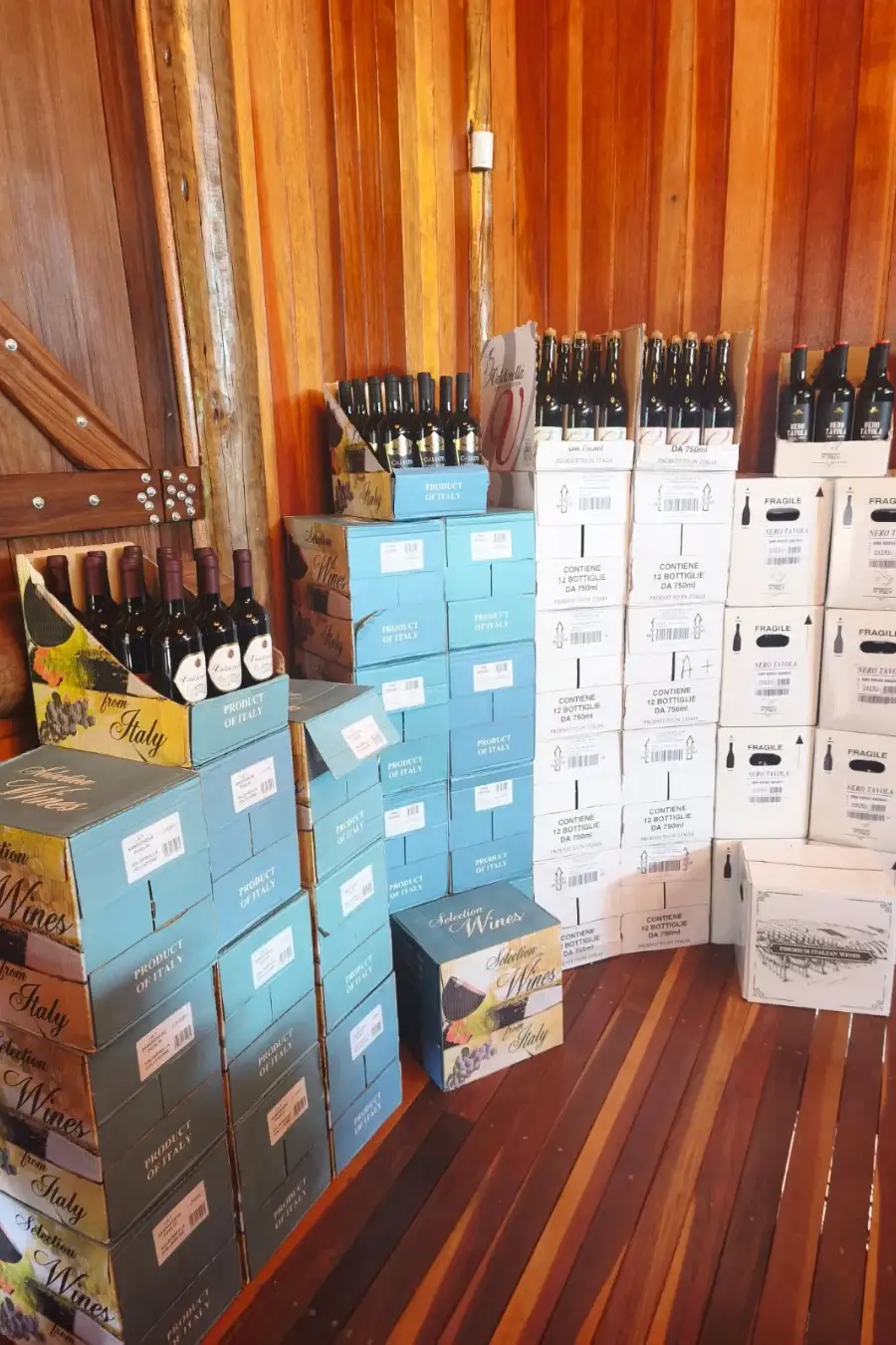 Vinhos selecionados no Rancho Alegre em Socorro SP