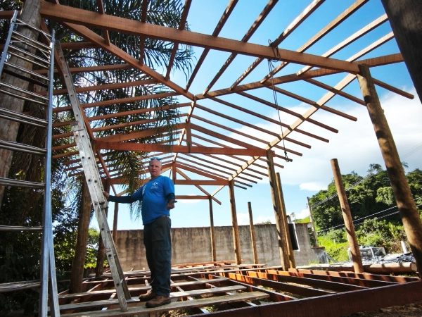 Construção do Empório Rancho Alegre em Socorro SP